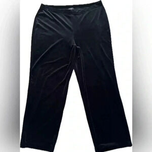 Elementz velvet vintage wide leg pull on pants size 1x goth